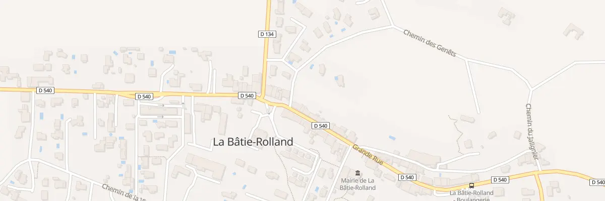 Plan du 2A Che des Genêts à La Bâtie-Rolland