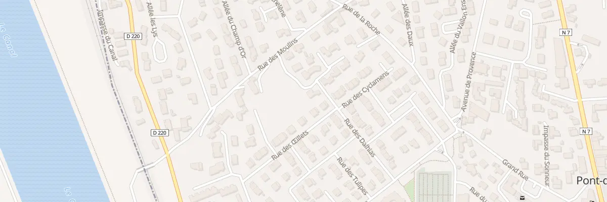 Plan du 9 All du Marronnier à Pont-de-l’Isère