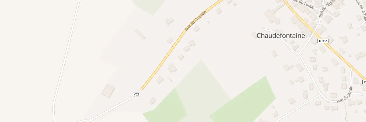 Plan du 20 Rue du Chainee à Chaudefontaine