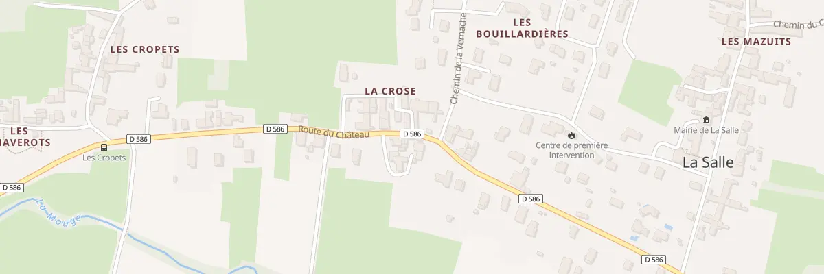 Plan du 39 Rte du Chateau à La Salle