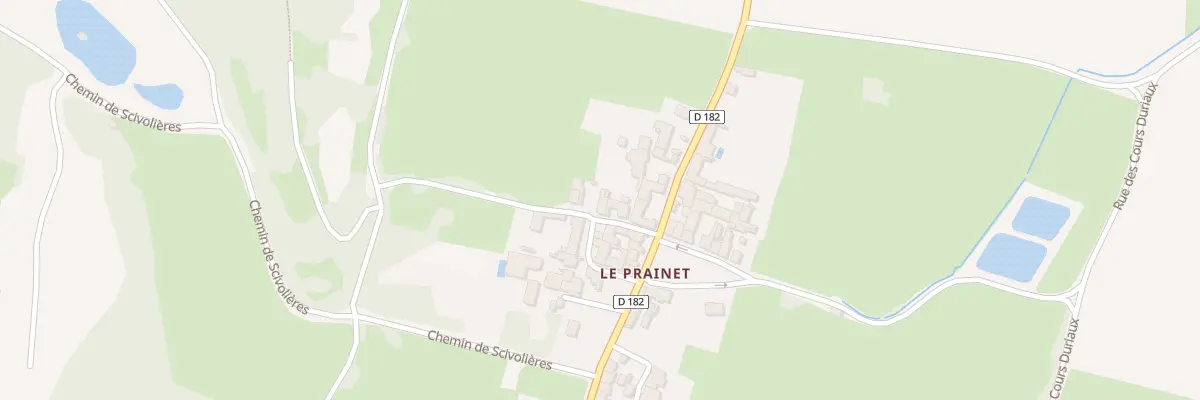 Plan du 5020 Au Prainet à Jugy