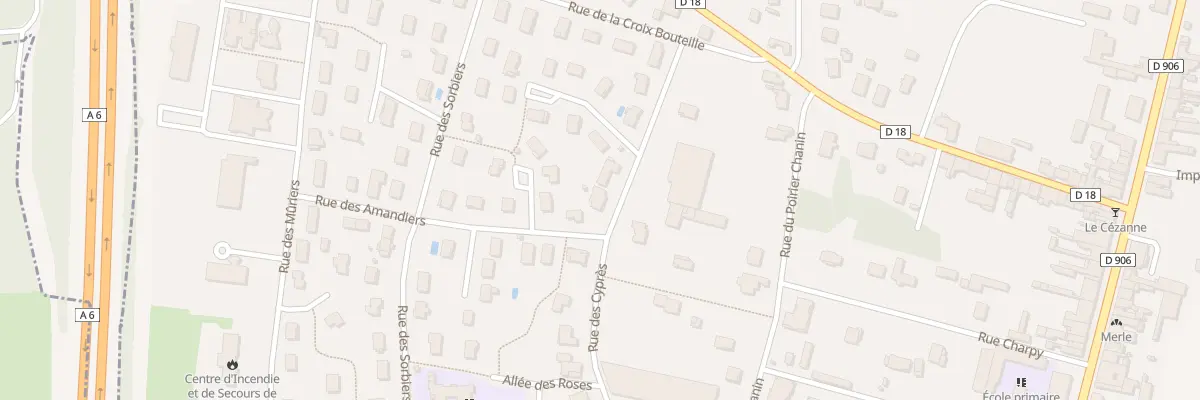 Plan du 18 Rue des Cyprès à Sennecey-le-Grand