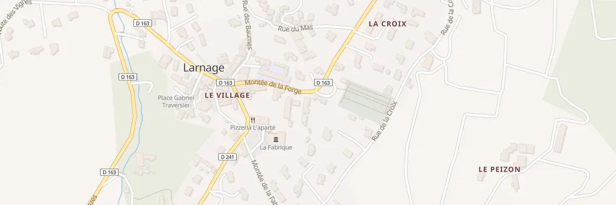 Plan du 5089A Le Village à Larnage