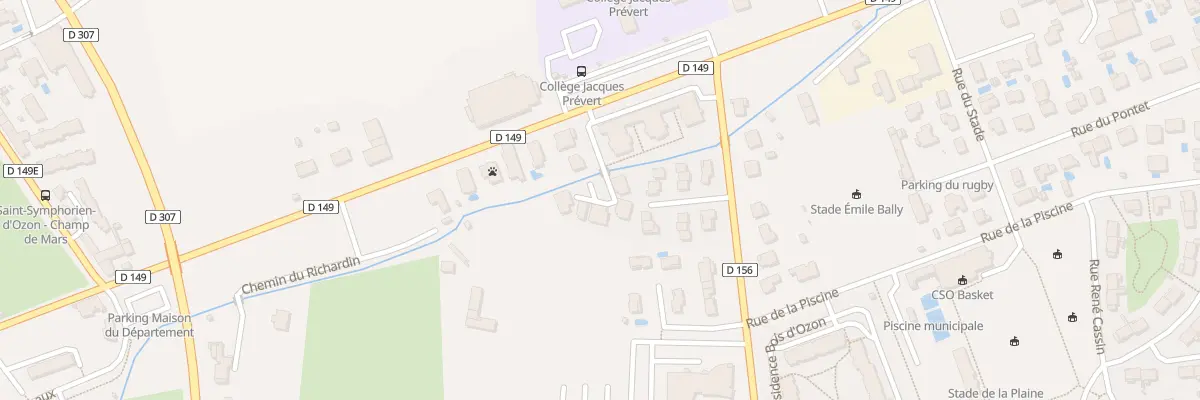 Plan du 1050 Av Burago Di Molgora à Saint-Symphorien-d’Ozon