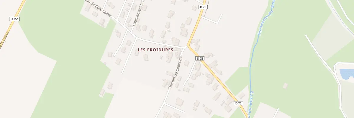 Plan du 34 Che de Collonge à Saint-Étienne-sur-Chalaronne