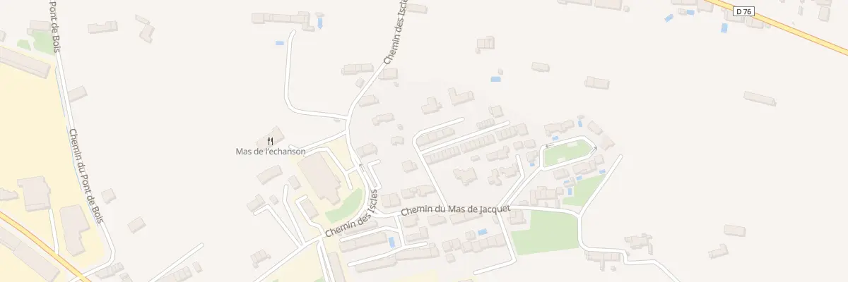 Plan du 75D Che du Mas Jacquet à Châteaurenard
