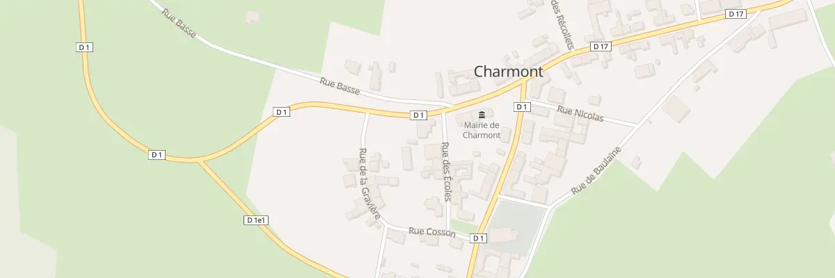Plan du 4 Rue des Ecoles à Charmont