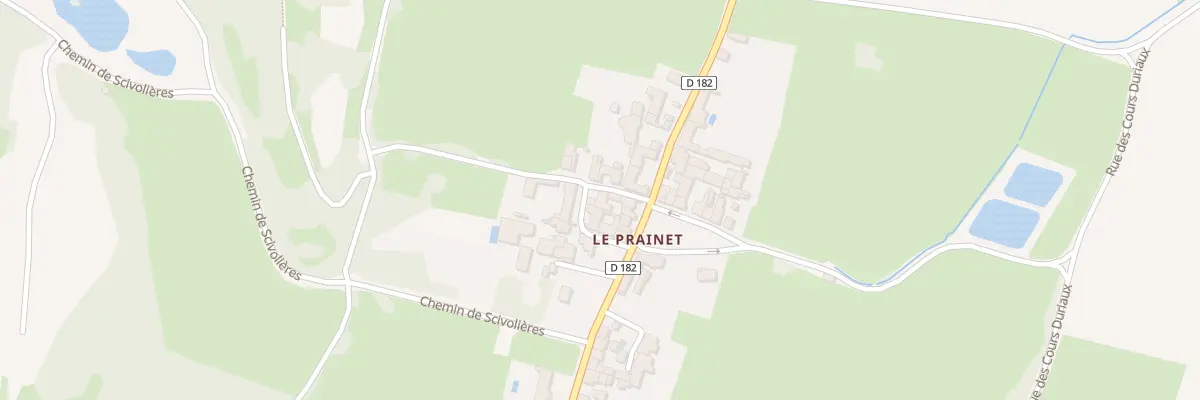 Plan du 5019 Au Prainet à Jugy