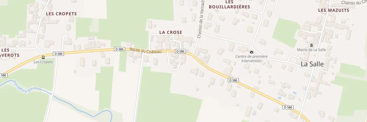 Plan du 90 Chem des Pres Barenjot à La Salle