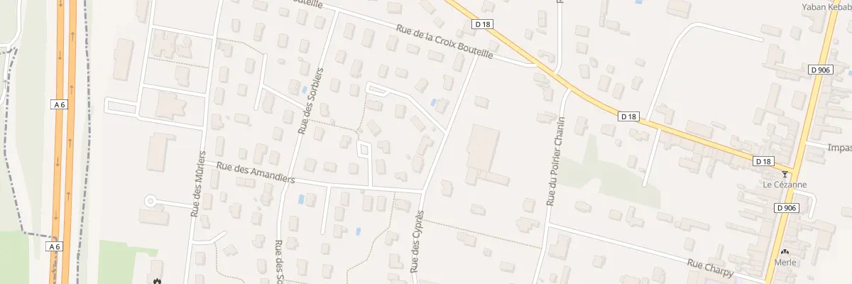 Plan du 20 Rue des Cyprès à Sennecey-le-Grand
