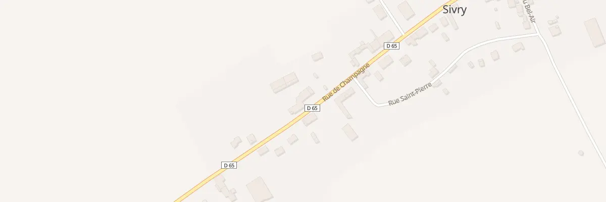 Plan du 38 Rue de Champagne à Sivry-Ante