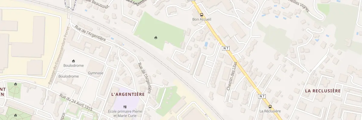 Plan du 12 Mte de Bon Accueil à Vienne