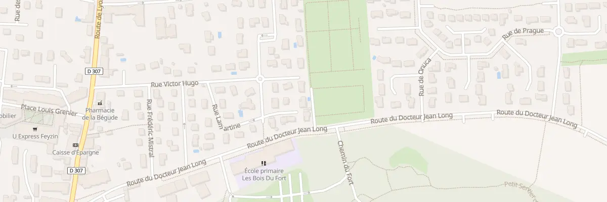 Plan du 12 Imp Lamartine à Feyzin