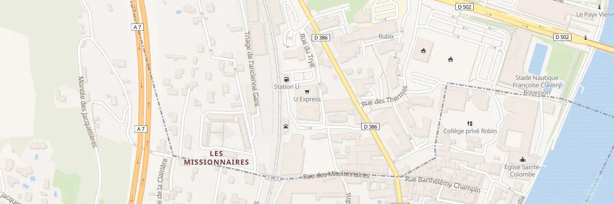 Plan du 1 Pl Aphrodite à Saint-Romain-en-Gal