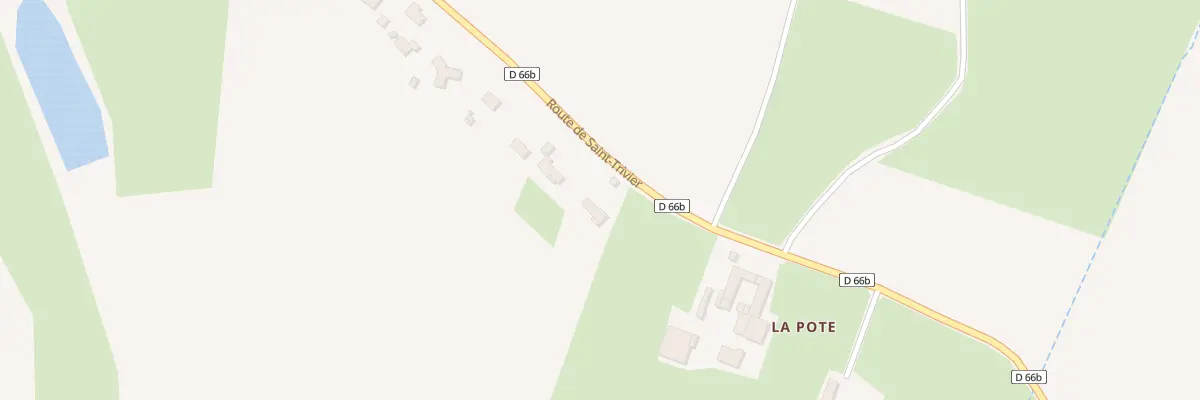 Plan du 1437 Rte de St Trivier à Chaneins