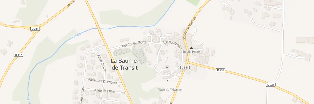 Plan du 4 Rue du Château à La Baume-de-Transit