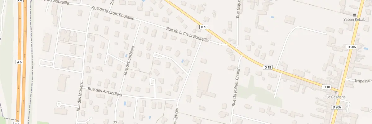 Plan du 22 Rue des Cyprès à Sennecey-le-Grand