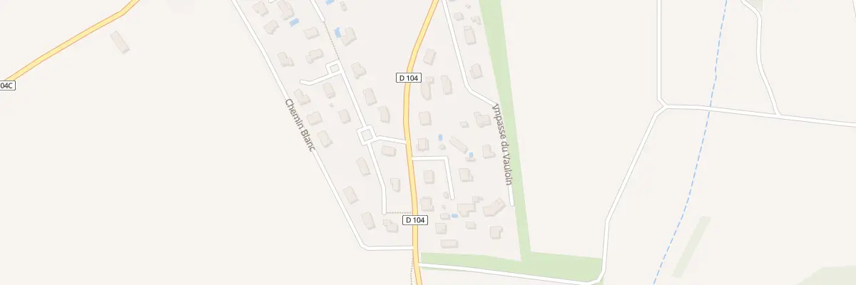 Plan du 23 Rte de Fleurey à Lantenay