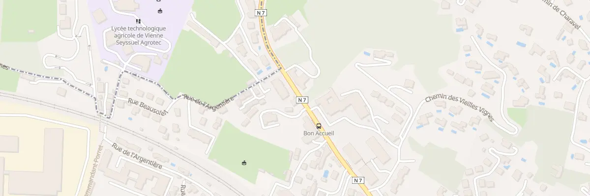 Plan du 46 Rue de l’Argentiere à Vienne
