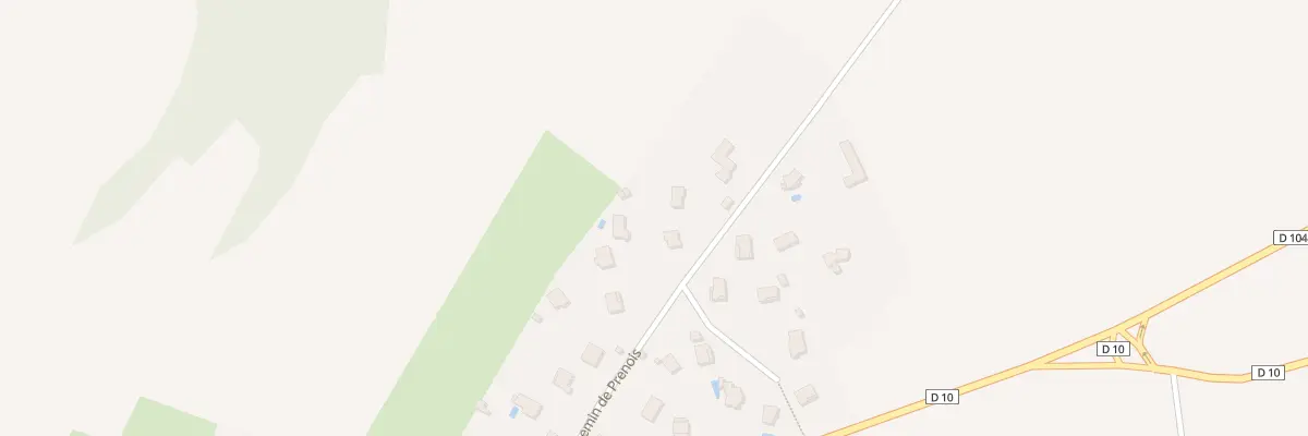 Plan du 21 Pch Petit Chemin de Prenois à Pasques