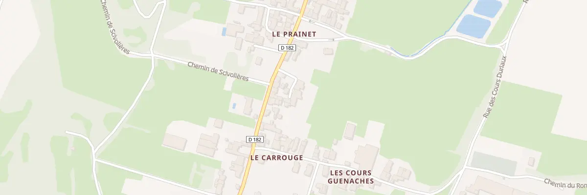 Plan du 5034 Au Prainet à Jugy