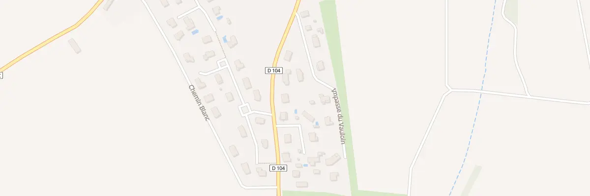 Plan du 21 Rte de Fleurey à Lantenay