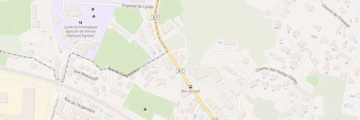 Plan du 47 Mte de Bon Accueil à Vienne