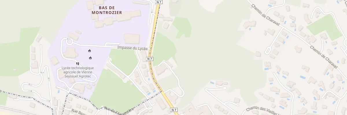 Plan du 43 Mte de Bon Accueil à Vienne