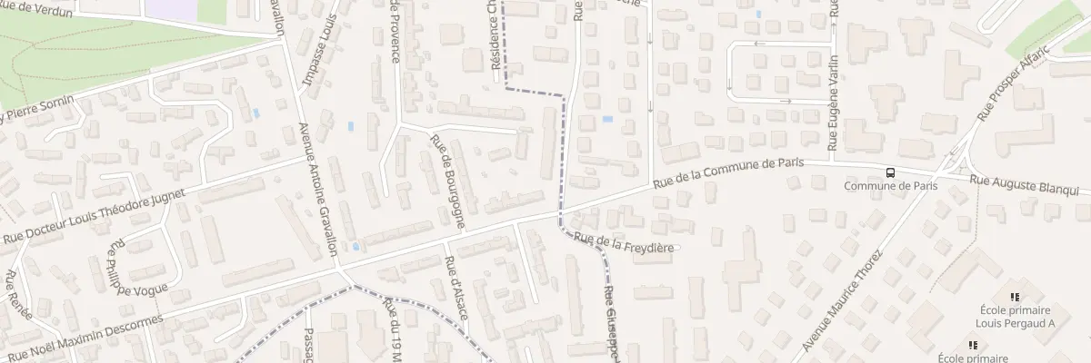 Plan du 22 Rue Lazare Hoche à Saint-Fons