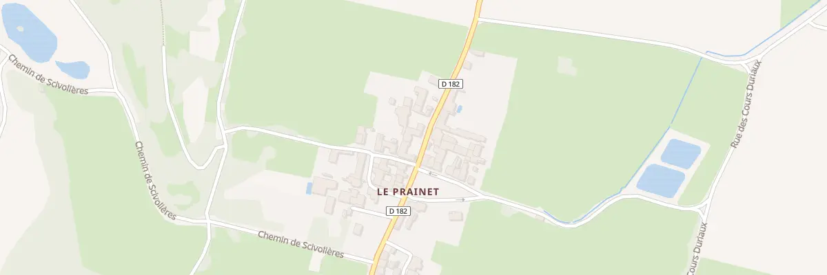 Plan du 5007 Au Prainet à Jugy