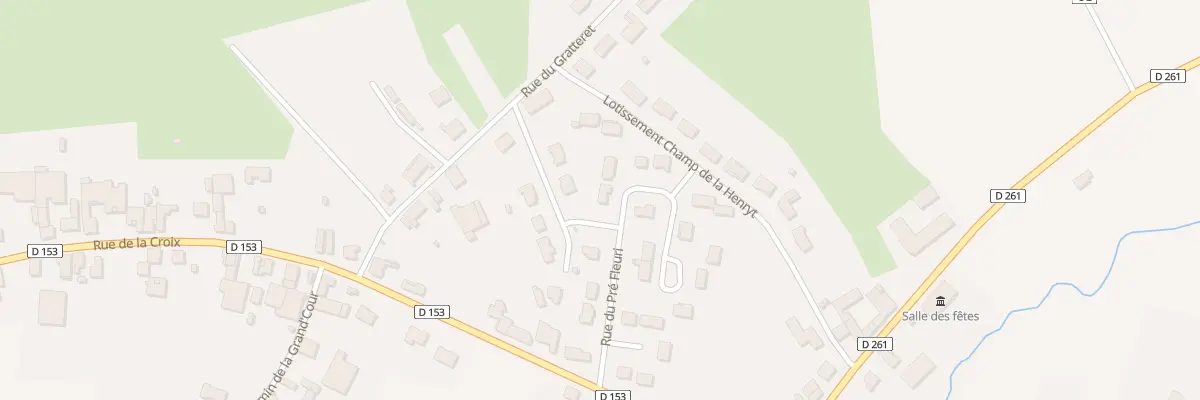 Plan du 23 Rue du Pre Fleuri à Voillecomte