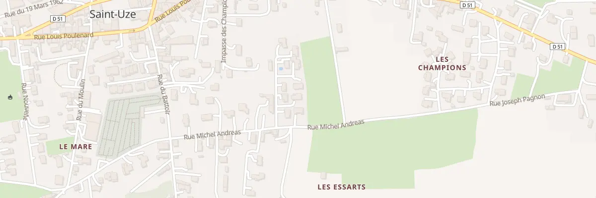 Plan du 3 Lot Le Clos de la Galaure à Saint-Uze