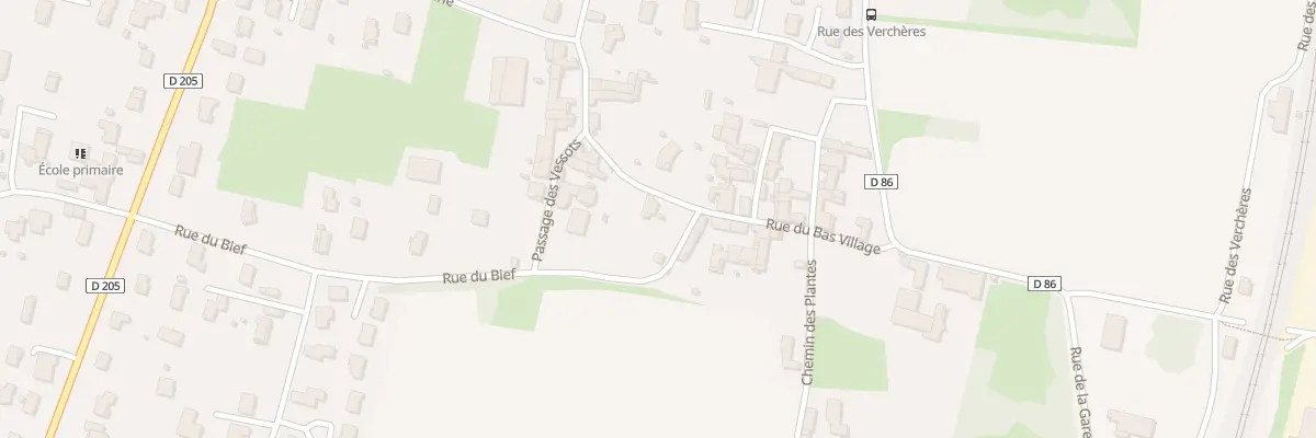 Plan du 146 Rue du Bas du Village à Senozan