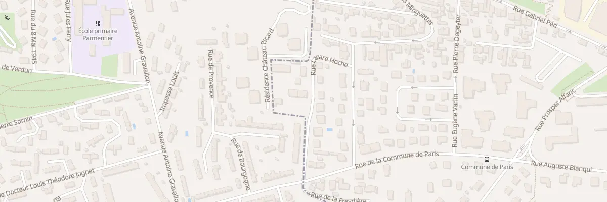 Plan du 16 Rue Lazare Hoche à Vénissieux