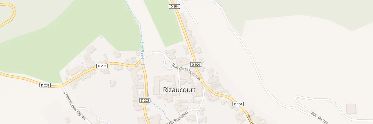 Plan du 3 Rue de la Verrerie à Rizaucourt-Buchey