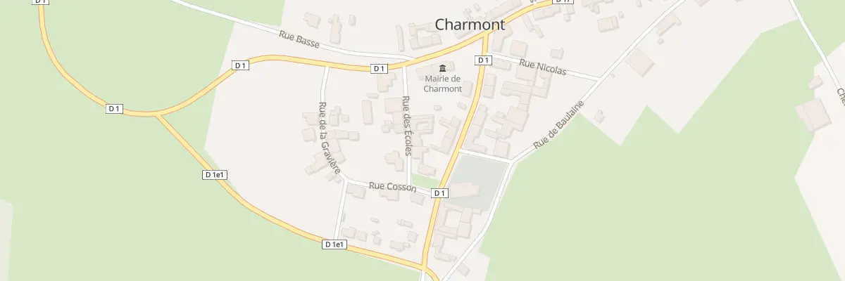 Plan du 3 Rue des Ecoles à Charmont