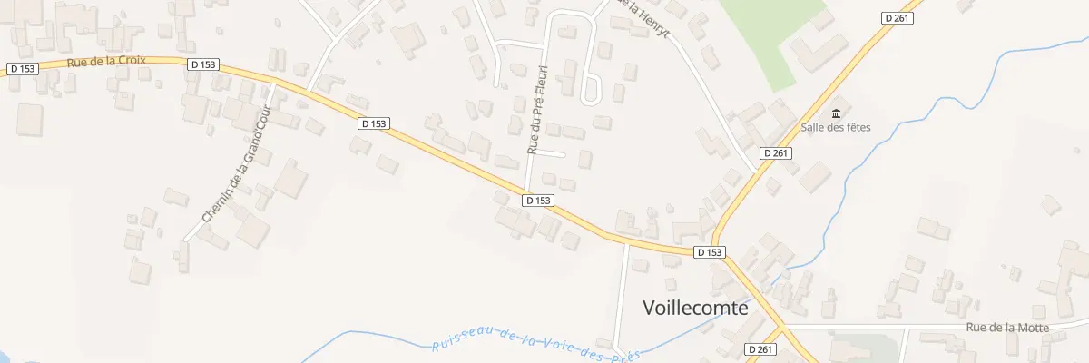 Plan du 2 Rue du Pre Fleuri à Voillecomte