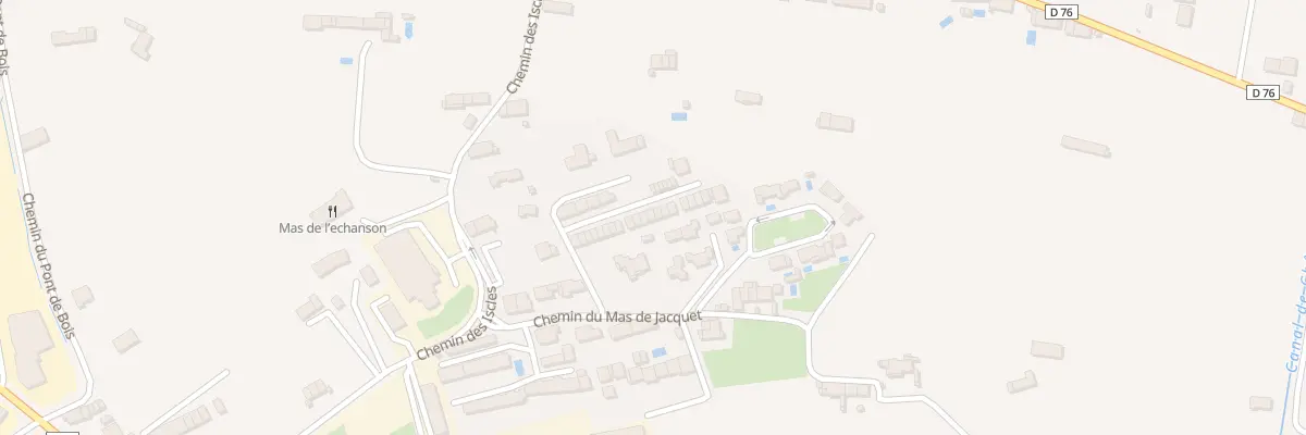 Plan de Che du Mas Jacquet à Châteaurenard