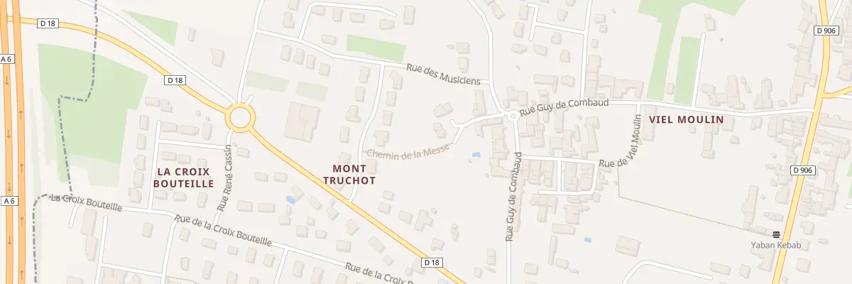 Plan du 7 Che de la Messe à Sennecey-le-Grand