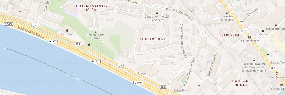 Plan du 56 Rue de la Convention à Vienne