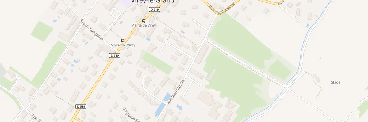 Plan du 152 Rue Jean Moulin à Virey-le-Grand