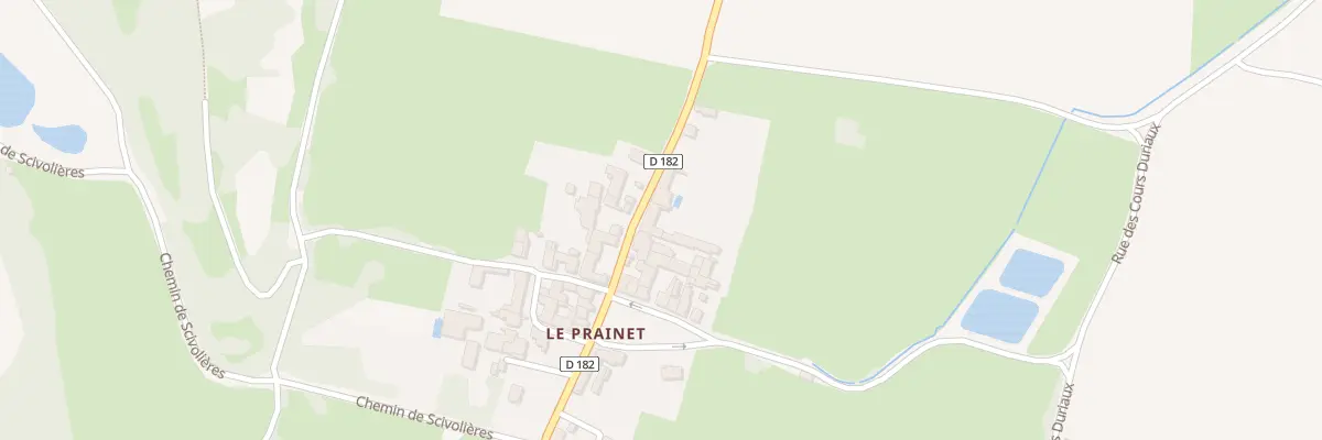 Plan du 5002 Au Prainet à Jugy