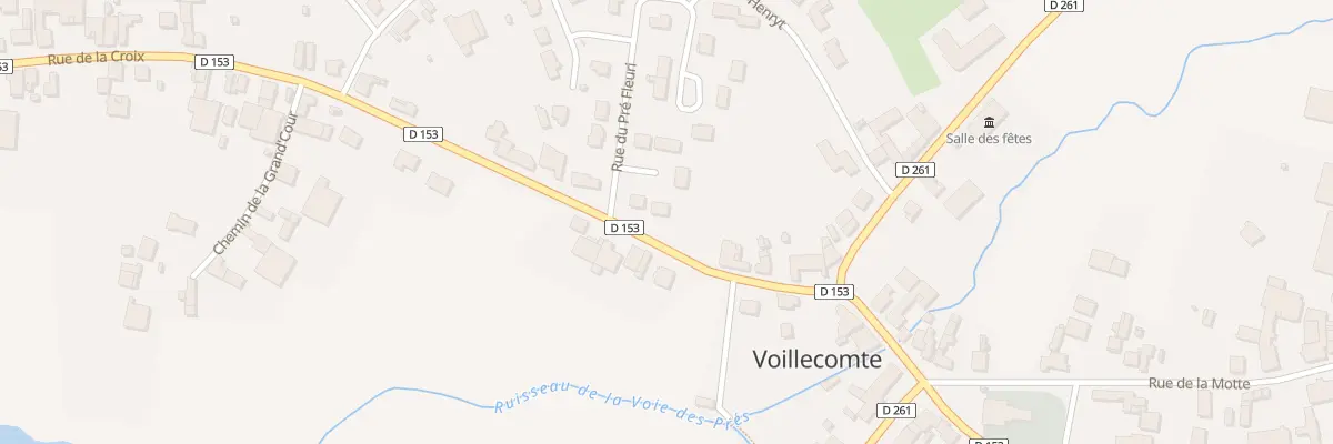 Plan du 4 Rue du Pre Fleuri à Voillecomte
