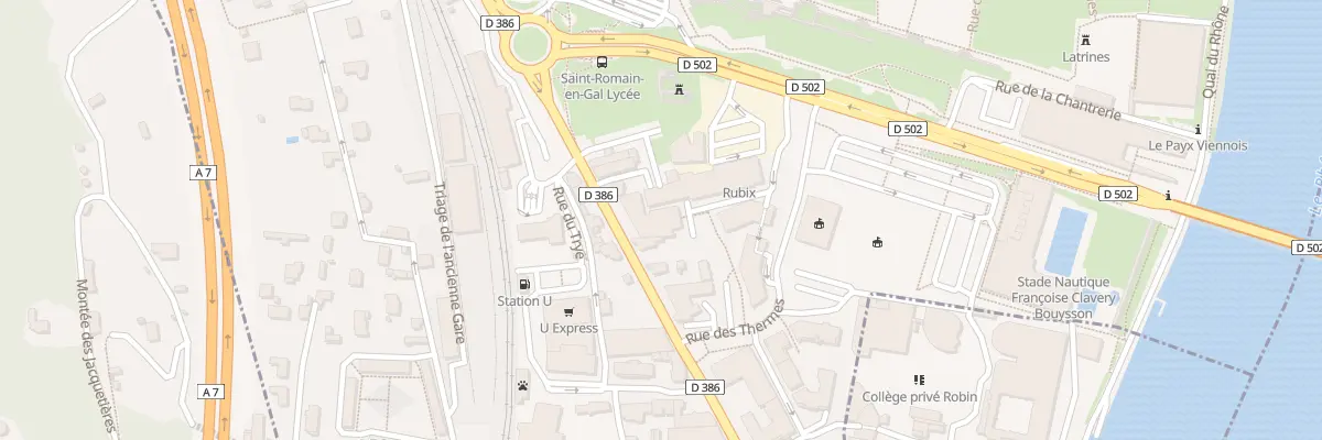 Plan du 226 Rte Departementale 386 à Saint-Romain-en-Gal