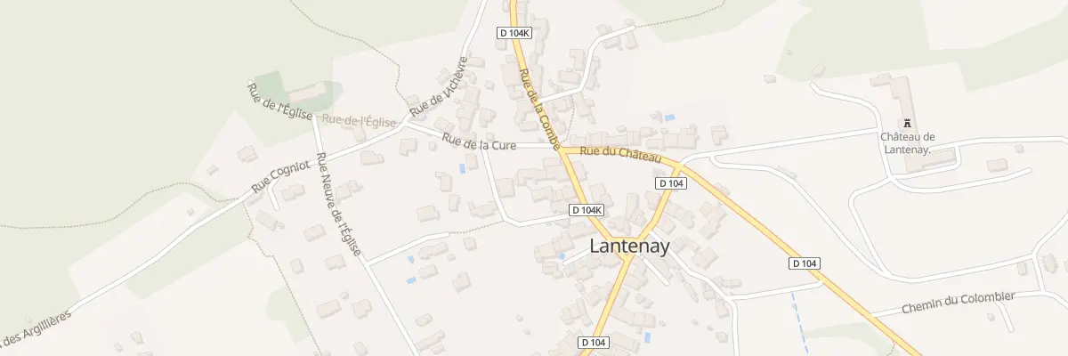 Plan du 7 Rue de la Croix Haute à Lantenay