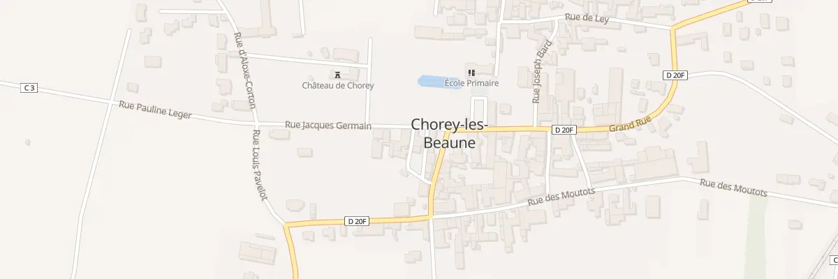 Plan du 5115 Rue Rossignol à Chorey-les-Beaune