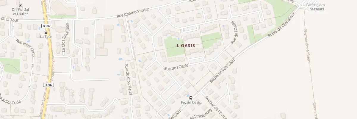 Plan du 52 Rue de l’Oasis à Feyzin
