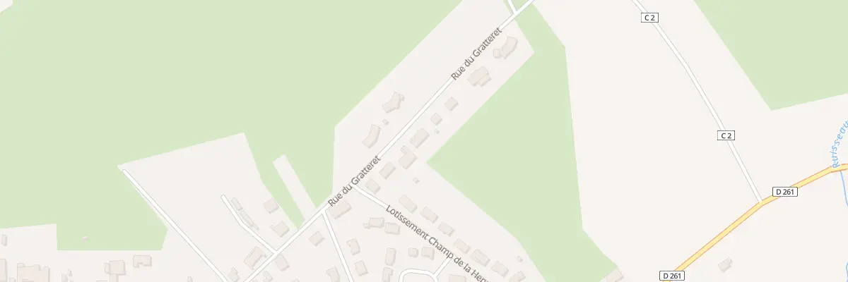 Plan du 12 Rue du Gratteret à Voillecomte