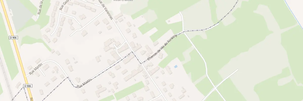 Plan du 1 Cr Dit Vie de Fonteny à Saint-Loup-de-Varennes