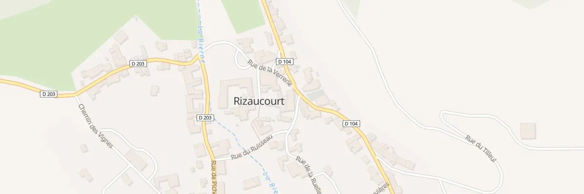 Plan du 1 Rue de la Ruelle à Rizaucourt-Buchey